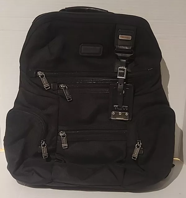Tumi Alpha Bravo Knox Black Backpack 22681DH Travel Nylon