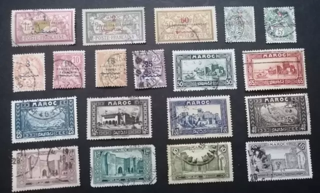 MAROCOO  AFRICA  lot o nice Stamps  USED