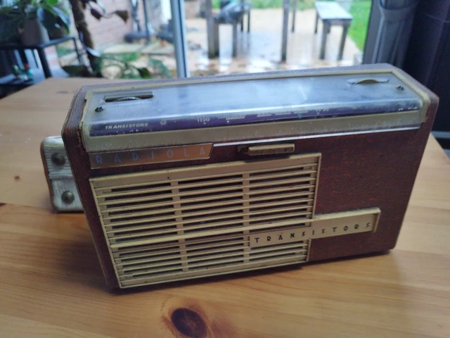 Housse De Transport Radiola Pour Magnétophone N2218 – Dimensions 24x19x7cm, Vintage