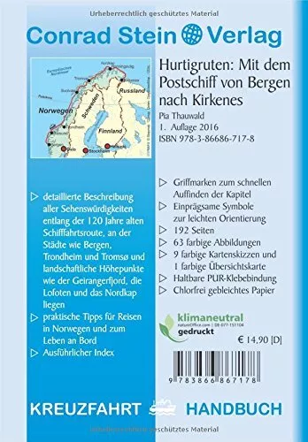 Pia Thauwald Hurtigruten: Mit dem Postschiff von Bergen nach Kirke (Tapa blanda) 2