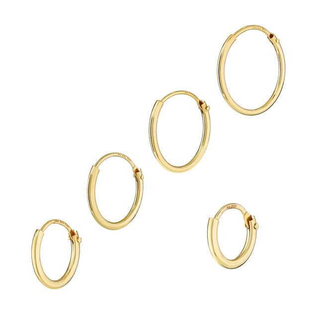 Boucles D'oreilles Anciennes En Or 8 Carats - Occasion, Style Vintage