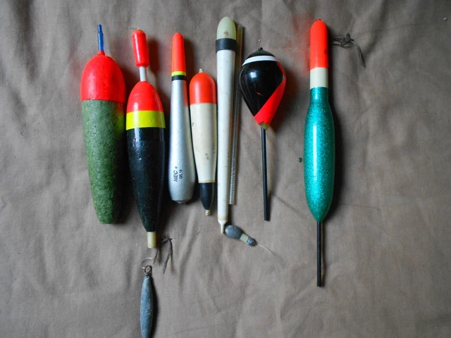 Lot 900 Bouchons Flotteurs Ancien Pêche Matériel De Pêche Vintage