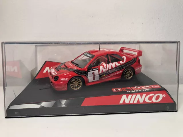 129- Scalextric NINCO Subaru Club Ninco Nº1 Think Red slot car 1:32 scx