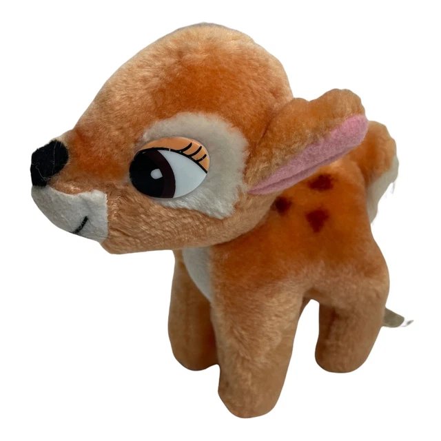 DISNEY BAMBI 12& Plush Stuffed Animal Fawn Poseable Young Deer