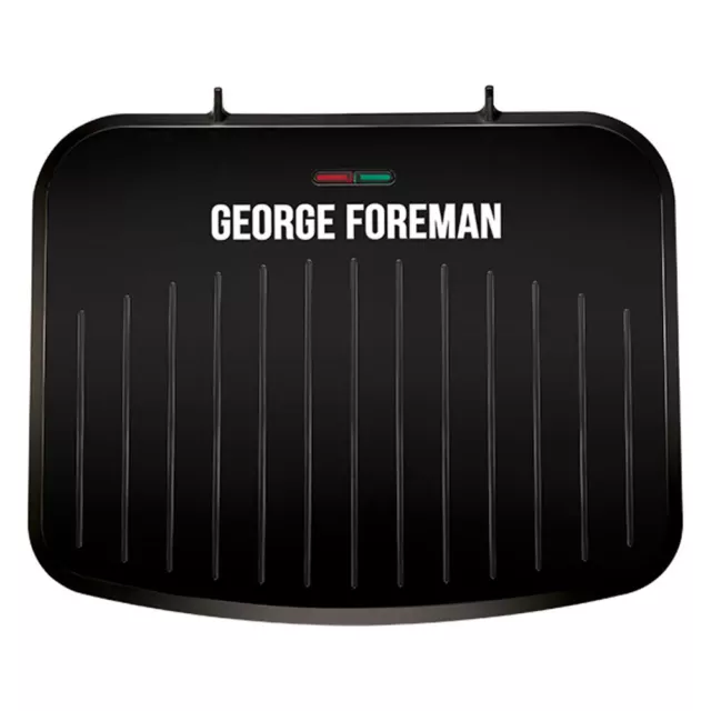 George Foreman 33cm Fit Electric Griller Press Medium Non Stick Food Cooking