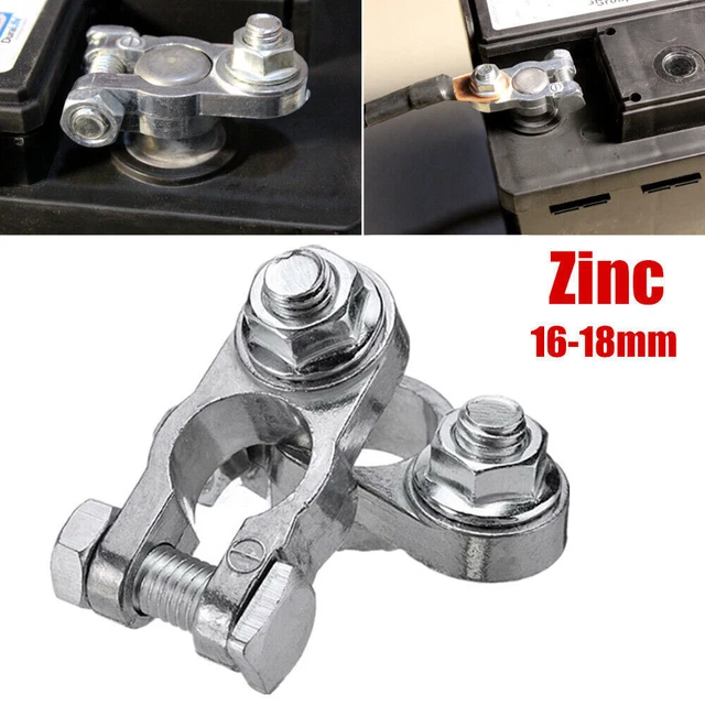 16-18mm Car Battery Connector Terminal Clamp Clips Zinc Pile Head For Truck Van