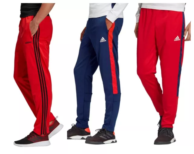 adidas Tango Track Pant Football Tracksuit Bottoms Size Mens Poly Jog Pants NEW