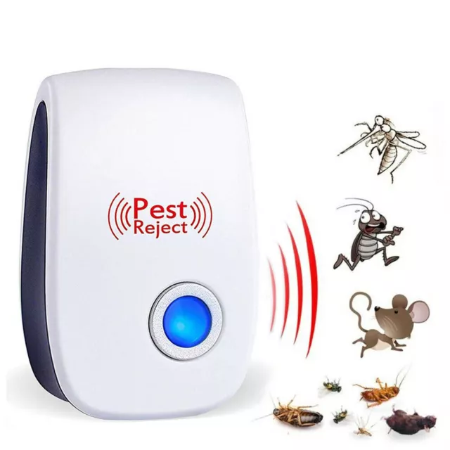 Pro Ultrasonic Pest Reject Home Control Electronic Repellent Mice Rat Repeller