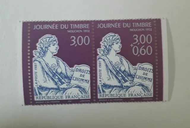 France année 1997 P3052A neuf luxe ** fête du timbre provenant de carnet