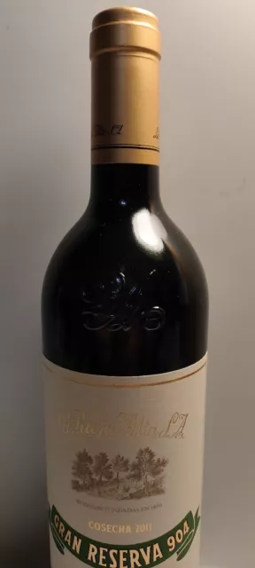 Botella Vino LA RIOJA ALTA 904 Gran Reserva 2011 ( Excelente Añada) 3