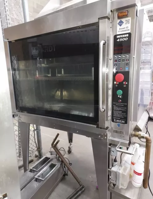 Two 2017 Hardt Gas Oven Chicken Rotisserie Inferno 4500 Self Cleaning