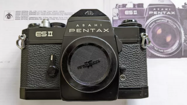 Asahi PENTAX ES II  Spiegelreflexkamera in gutem Zustand, voll funktionsfähig