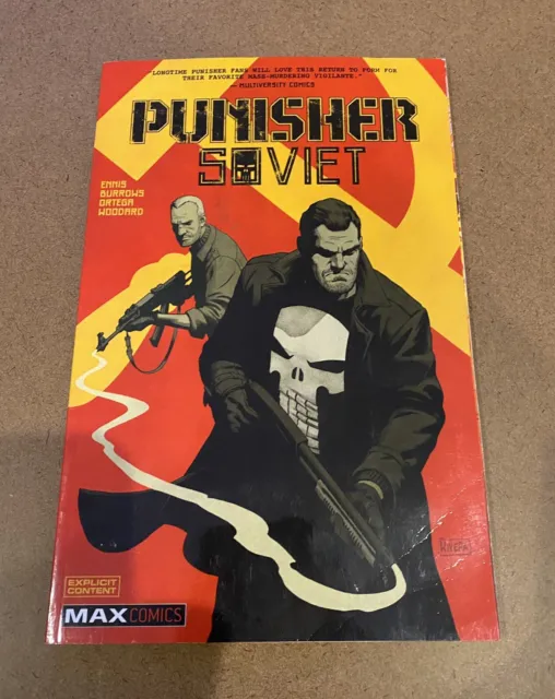 Punisher Max Soviet Comics Marvel Graphic Novel Comic Book TPB By Garth Ennis
