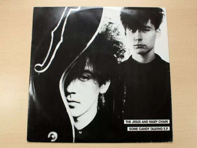 EX- !! The Jesus & Mary Chain/Some Candy Talking EP/1986 Blanco Y Negro 12"