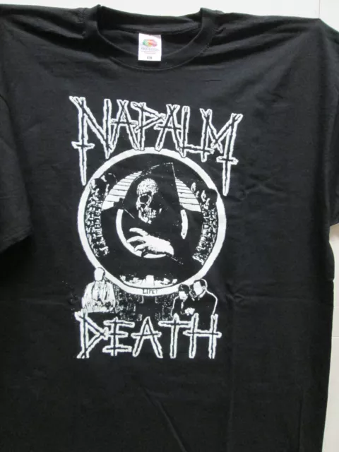 Napalm Death MAGLIA T-SHIRT manica corta COTONE NERA  UNISEX TG M-.L XL MA 47