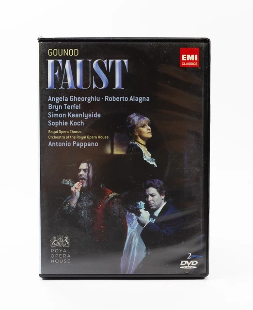 GOUNOD FAUST 2 DVD Set Angela Gheorghiu & Roberto Alagna Royal Opera ...