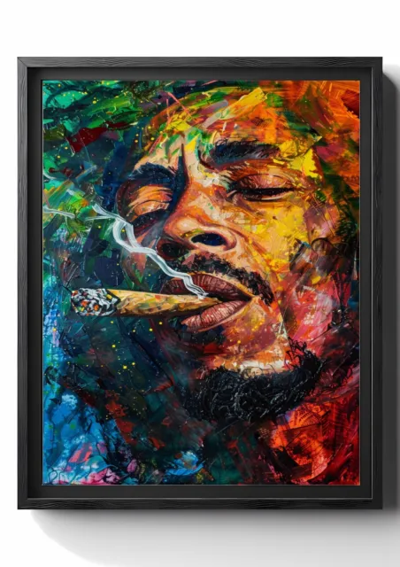 Bob Marley Rasta Music Stoner Bedroom Room Wall Art Print Poster A1 A2 A3 A4 A5
