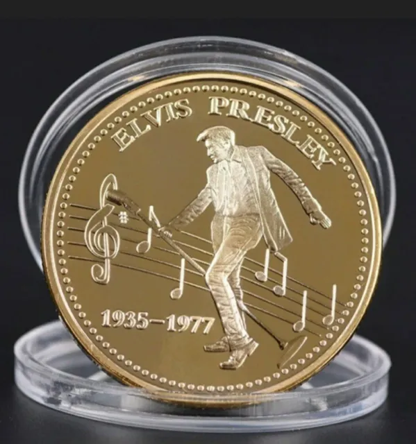 Elvis Presley - The King of Rock and Roll Gold Medal Coin