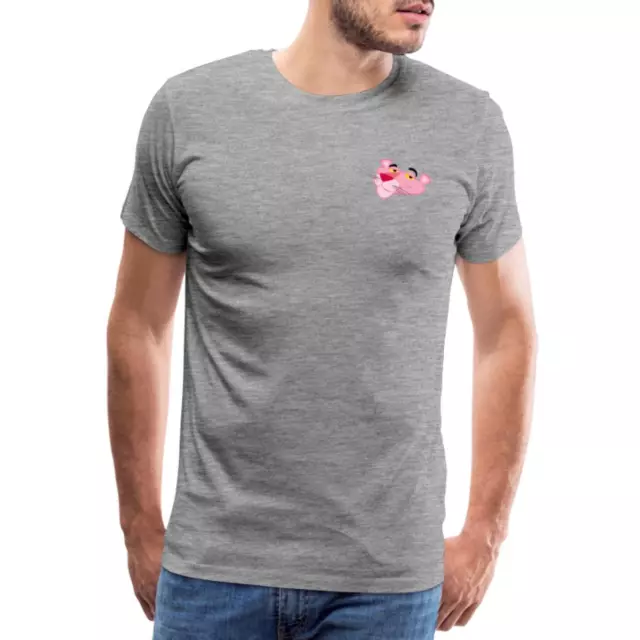 Pink Panther Kopf Paulchen Schmunzeln Männer Premium T-Shirt