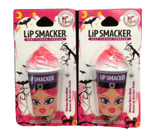Lip Smacker Latte Cup Lip Balm Witches Berry Brew Best Flavor Forever NEW Pink 2