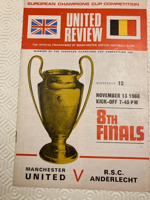 Fanion Manchester United – European Cup Winners 1968 – Boîte 9