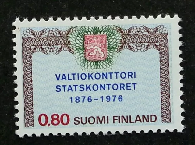 Finland 100 Years National Treasury 1976 Public Loan (stamp) MNH *recess effect