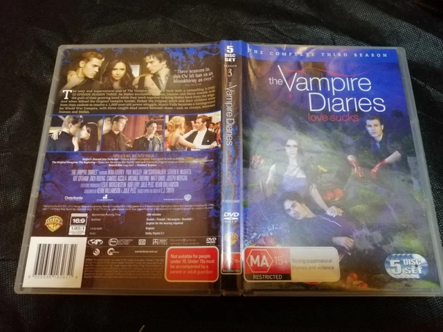 THE VAMPIRE DIARIES: LOVE SUCKS - SEASON 3 (2011-2 all 22 Episodes) DVD ...