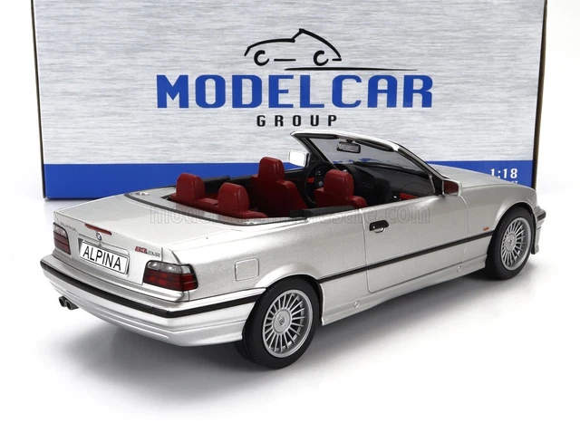 BMW Alpina B3 3.2 Cabriolet 1996 - Miniature 1/18 MCG - Métal Gris, Neuve