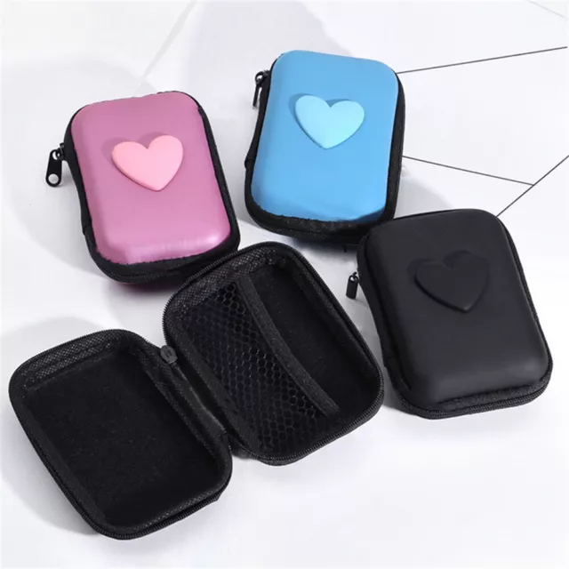 Love Hard Eva Shell Estuche Portátil Caja Auriculares Bolsa De <