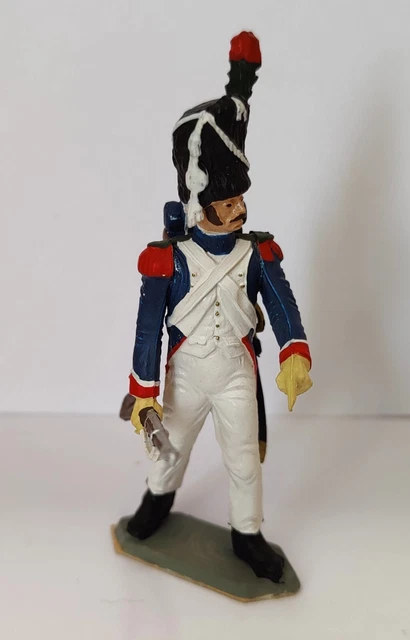 STARLUX EMPIRE PLASTIQUE 1975 / Soldat Tambour De Chasseur A Pied Ref
