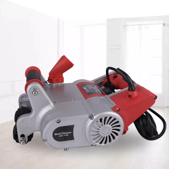 1100W Electric Floor Wall Chaser Groove Concrete Cutting Slotting Machine 50Hz!