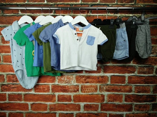 Baby Bundle 9-12 Mths Ted Baker Next Zara M&S Tu Summer Tops Shorts & Shirt 80Cm