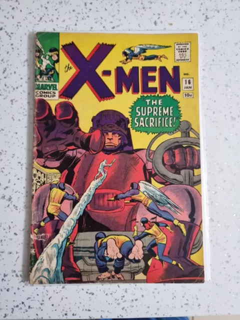 The Uncanny X-Men #16  (1965) 3rd Appearance of the Sentinels