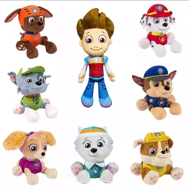 Peluche Pat Patrouille Paw Patrol Jouet Ryder Chase Marcus Stella Ruben 19/27cm