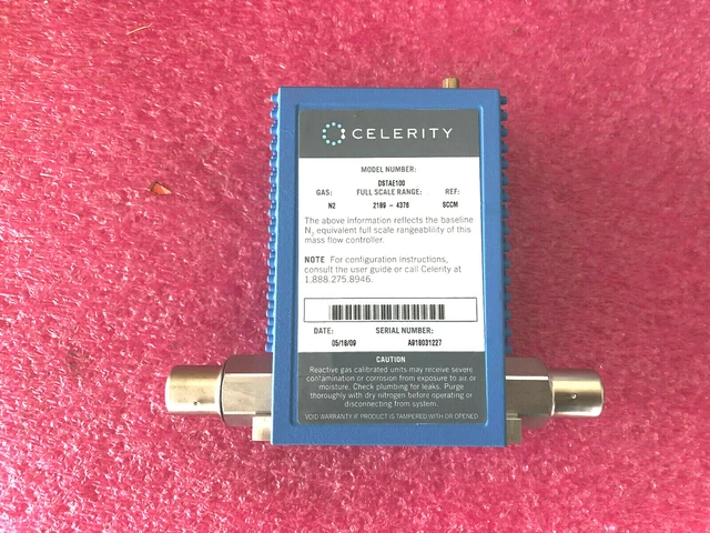 Celerity DSTAE100  mfc Mass Flow Controller 3000 sccm o2