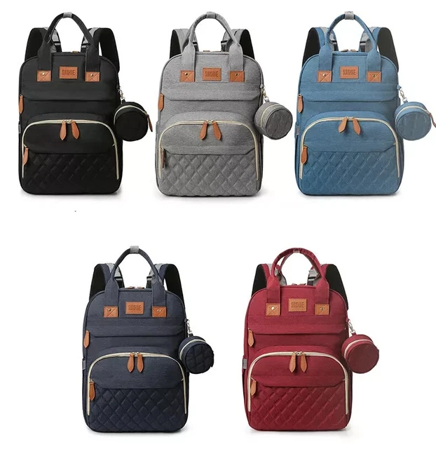 Foldable Diaper Bag Baby Bed Portable Bassinet Crib Backpack Travel/Sleep
