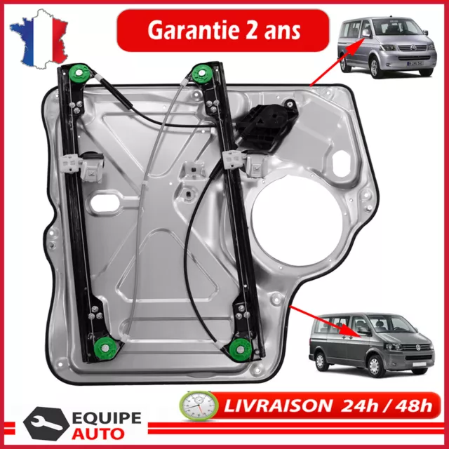 Panneau + Lève vitre Electrique Avant Droit VW Transporter T5 = 7H0837754