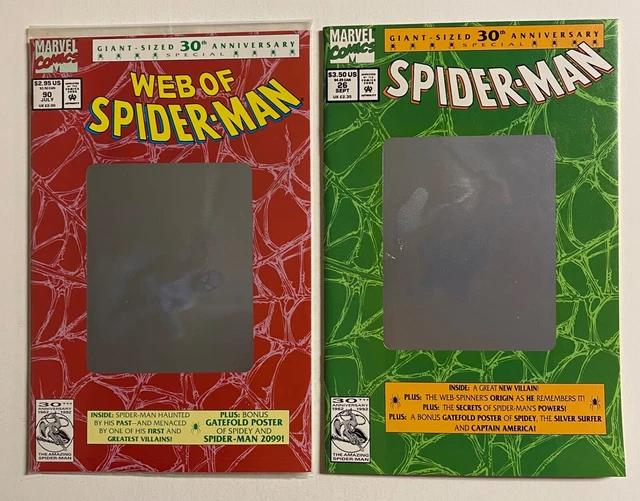 SPIDER-MAN   #26,   WEB OF SPIDER-MAN  #90  ( lot of 2 comics )