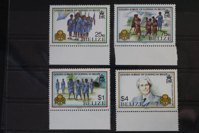 Belize 964-967 postfrisch Pfadfinder #WI304