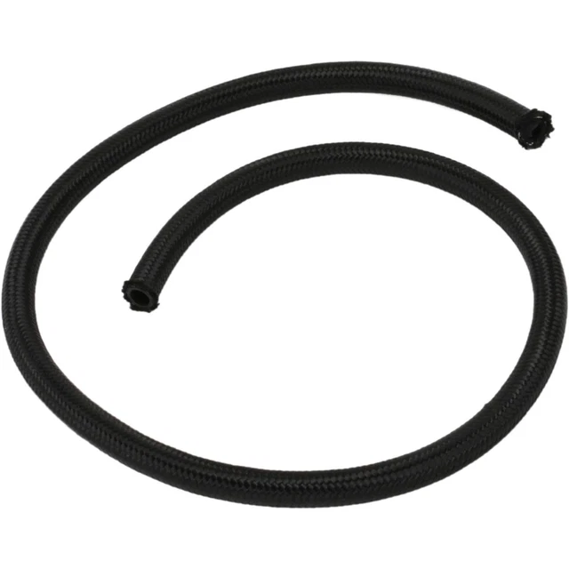 Fragola Premium Black Nylon Braided Rubber Hose, -6 AN, 3 Ft