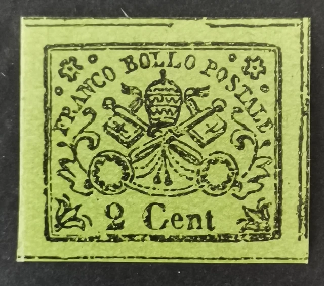 taxe franco bollo 2 cent. 1867