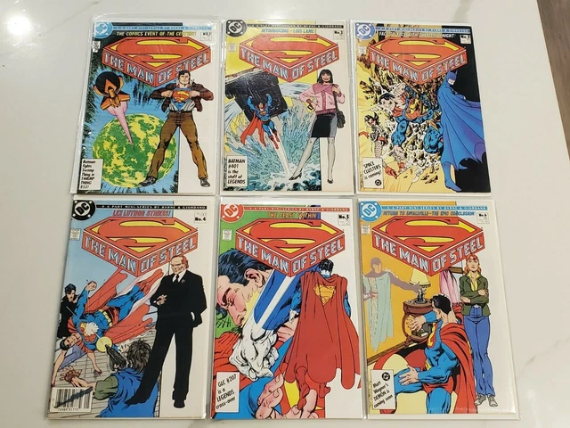 Superman The Man Of Steel Series 1-6 Vf+ To Nm Dc Comics 1986