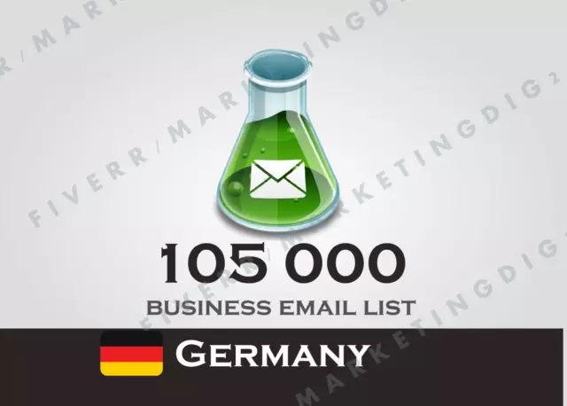 105K Germany Database Companies/Business B2B 2023 (Address Phone Emails)