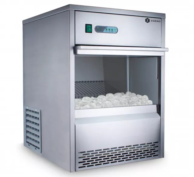 Eis Würfel Maschine Gastro Eiswürfelbereiter Eismaschine 25 kg - ZORRO ZEB 25
