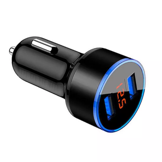 Car Cigarette Lighter Socket Charger Adapter Dual USB Power Plug 3.1A Universal