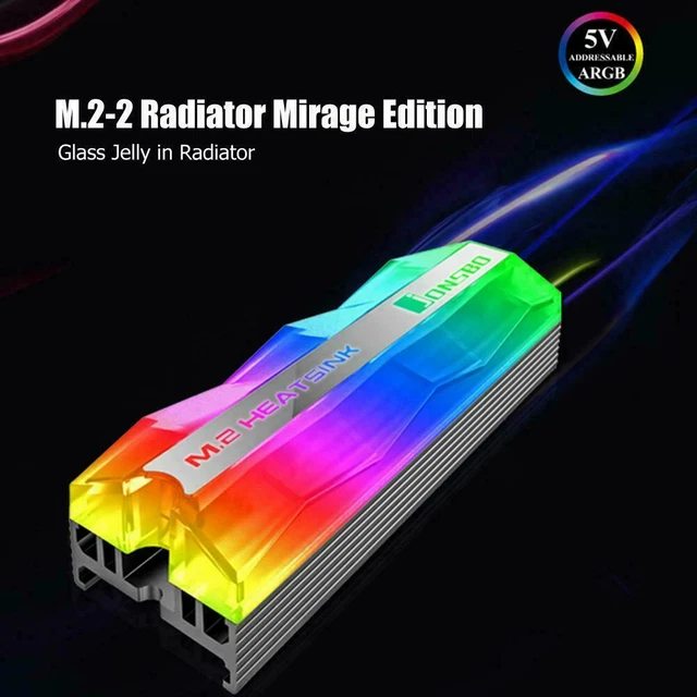 JONSBO M.22 COLOR RGB aRGB M.2 SSD Heatsink 5V 3Pin Solid State Drive