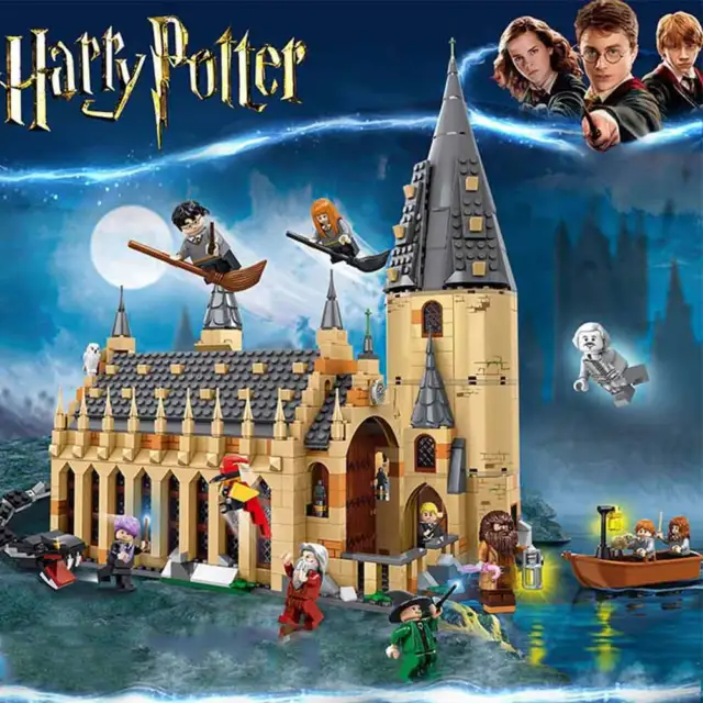 Lego Harry Potter Hogwarts Castle Building Block Model Building Sets Toy Gift