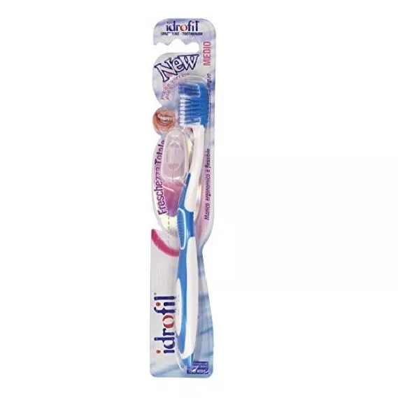 IDROFIL New Set da 12 spazzolini da denti setole medie colori assortiti igiene 2