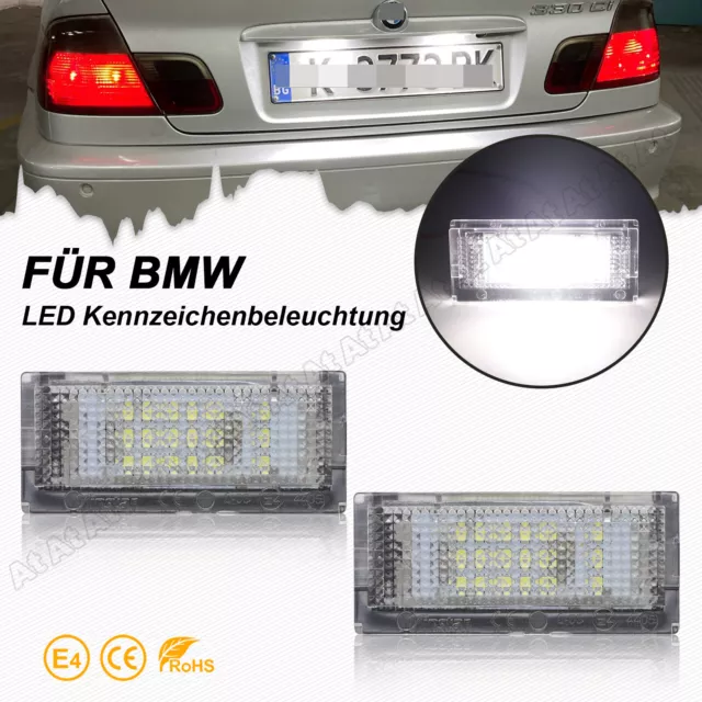 LED Kennzeichenbeleuchtung Für BMW 3er E46 Limousine und Touring Kombi 1998-2005