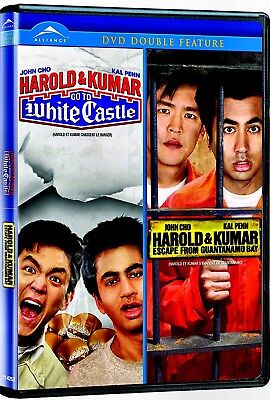 New Double Feature Dvd  - Harold & Kumar - White Castle + Escape From Guantanamo